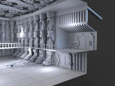 Abandoned Laboratory 3D model
