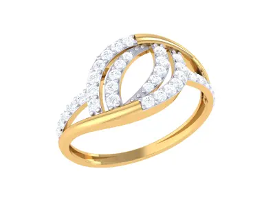 Women Ring  Render 3dm STL OBJ FBX Details 3D print model 293