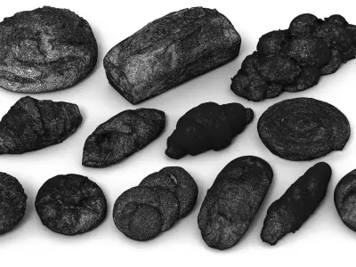 Bread And Pastry Collection 3 3D model