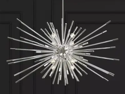 ANDROMEDA starburst chandelier 3D model
