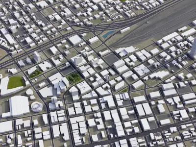 El Paso Low-poly 3D model