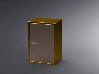 Cupbooard Sheetmetal Model 3D model