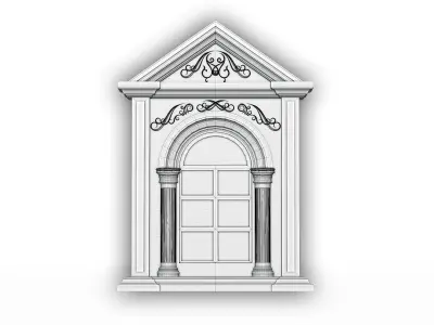 Windows assets Low-poly 3D model