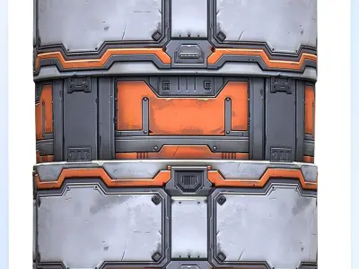 Sci-FI Seamless Texture Texture 16