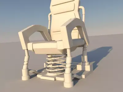 Sci Fi Chair 3D model