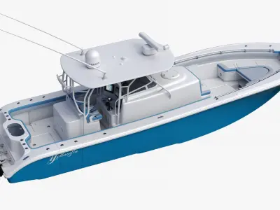  Yellowfin 42 Offshore Sport fishing Boat and Mercury Verado 350 