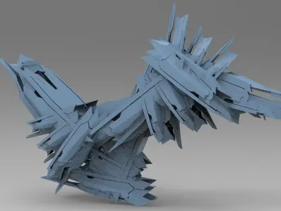 Cyberpunk subzero bike Full collection 3D model