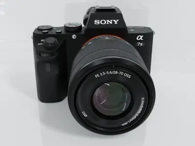  Sony Alpha 7 II with FE 28-70mm Lens Kit 3D model 3D model