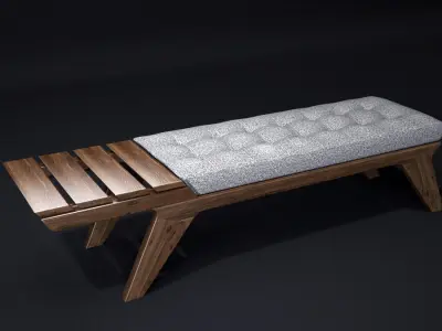 Cousin Eddie bench from Jory Brigham 3D model