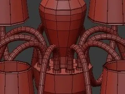 Untitled grace ii chandelier 3D model