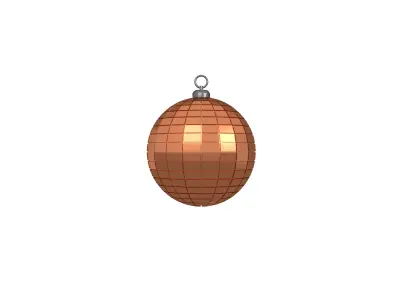 Disco Ball v1 004 Low-poly 3D model