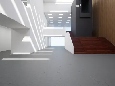 Art Museum Gallery Interior 39 Low-poly 3D model