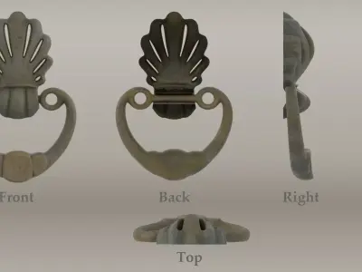 Kapi Tokmagi 2 - Doorknocker 2 Free 3D model