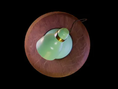 Book readers Desk Lamp Free 3D model