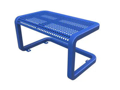 PERFORATED SINGLE SEAT 3D model