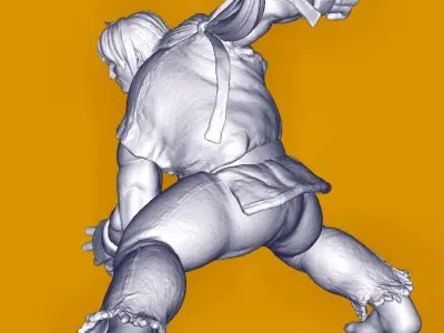 Ken Street Fighter 3D print model