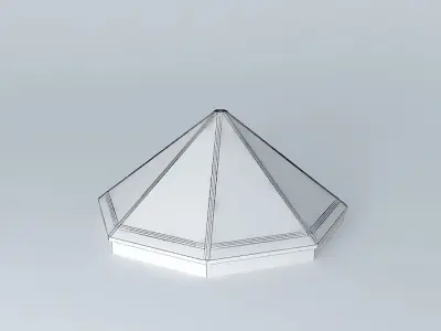 Skylight. Octahedral cone Free 3D model