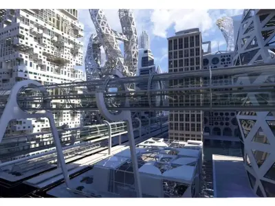 Future Sci Fi City 3D model purchase