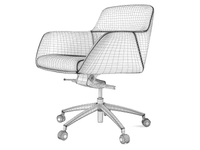 Darwin Swivel Low 3D model