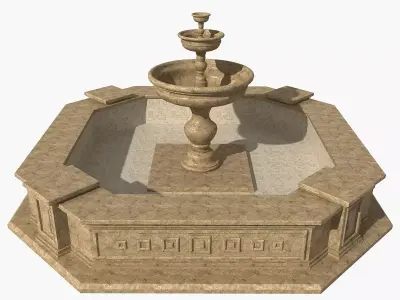 Fountain 07 3D model