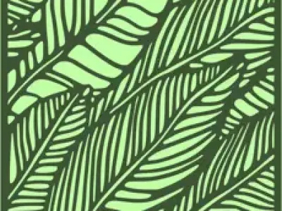 Door Decorative Plasma CNC 3D model