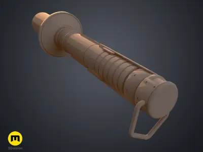 Ezra Bridger Third Lightsaber from Ahsoka 3D print model