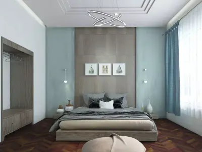 Bedroom interior scene  3D model