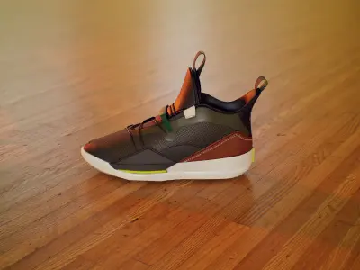 Air Jordan 33 Travis Scott 3D MODEL Low-poly 3D model