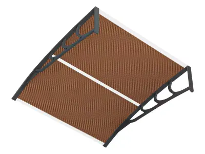 Polycarbonate Window Awning Patio Canopy 3D model