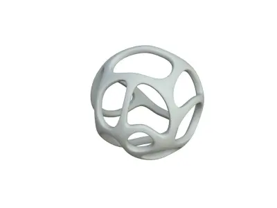SciFi Cube Object No 37472 Low Poly Shape Texture