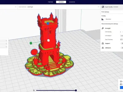 medieval monuments 3D print model