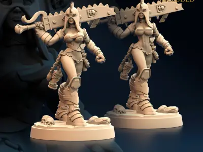 Punisher Nude and Normal Set x6 3D print model