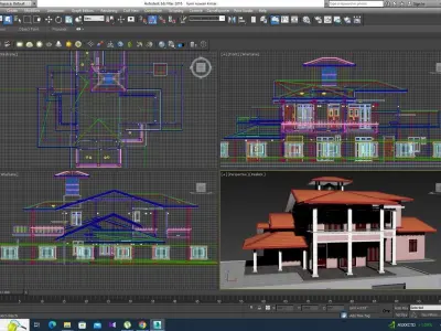Resident building 8 3D model