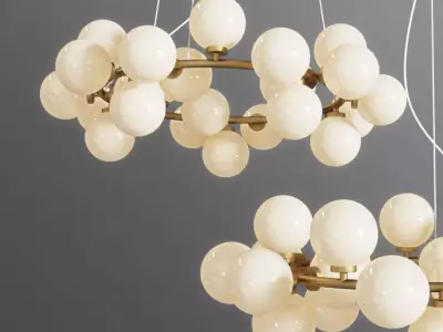 Chandelier Inflora 25 plafonds  3D model