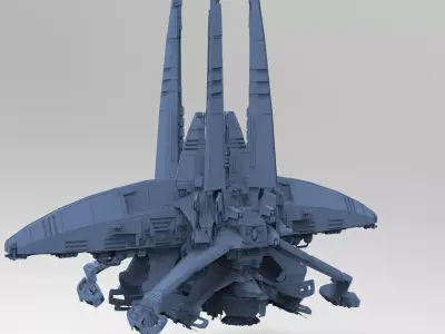 Mining colony Structures 1 3D model