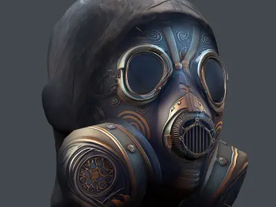 Helmet 3d model military combat Military Low-poly Low-poly 3D model