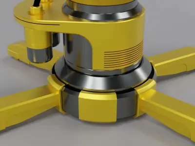 Sci-Fi Model 3D robotic arm 3D model