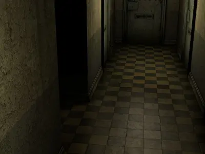 Insane Asylum Corridor 3D model