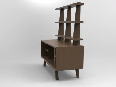 TV Unit for Doll House 3D print model