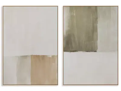 Abstract Painting Frame set 3D model 453