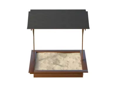 Playground Sandbox Low-poly 3D model