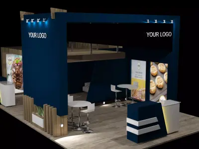 Exhibitoon Stand Event 3D model