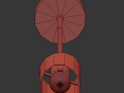 SP008 modern brass pendant light 3D model