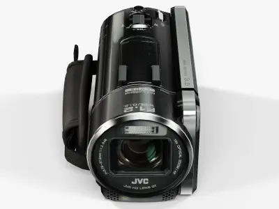 JVC GZ-GX1 camcorder Low-poly 3D model