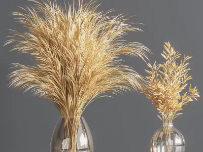 Collaction Plants Bouquet 07 Corona 3D model