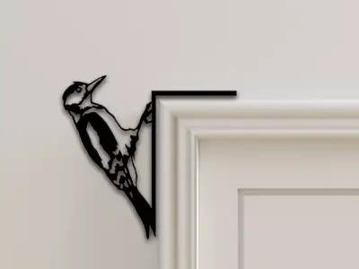 Bird Door Corner Decor 3D print model buy