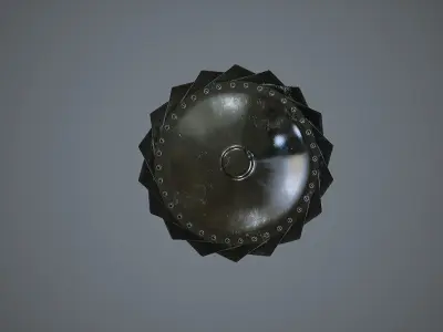 Rotating Roof Ventilation  Low-poly 3D model