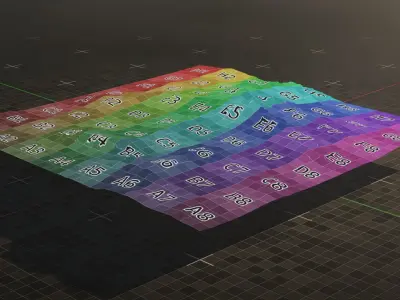 Tundra Mountain Terrain 1 3D model