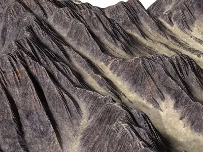 Mountains desert 3D model