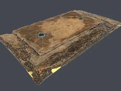 Pot Hole - 3D Scan Model Low-poly 3D model